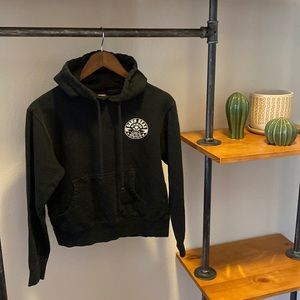 Dark Sea Division Black Hoodie, Juniors, Size Small, Small Rip near strings